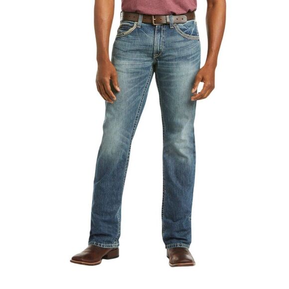 Ariat Mens M5 Slim Gambler Ridgeline Stackable Straight Fit Jeans Size 36/32 NWT - Picture 2 of 6